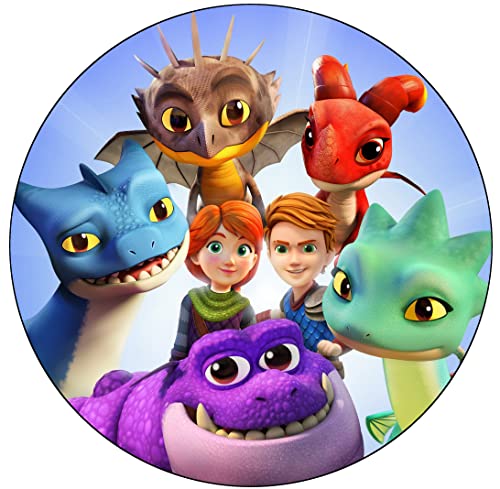 Kuchendekoration, Kuchendekoration, Cartoons, Dragons Rescue Riders Kuchendekoration, Kuchendekoration, Cartoons, Dragons Rescue Riders von PARTYLANDIA