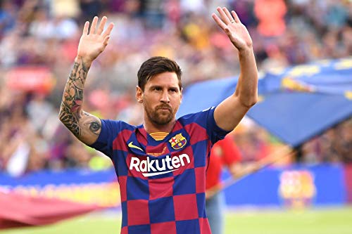 PARTYLANDIA Lionel Messi al Barcelona Waffel für Kuchendekoration für Geburtstag und Themenpartys. PARTYLANDIA Lionel Messi al Barcelona Waffel für Kuchendekoration für Geburtstag und Themenpartys. von PARTYLANDIA
