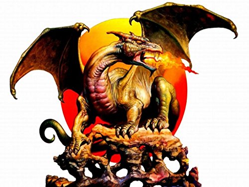 Partylandia Shop – essbare Kuchen-Dekoration mit Drachen-Motiv, für Kuchen und Torten Partylandia Shop – essbare Kuchen-Dekoration mit Drachen-Motiv, für Kuchen und Torten von PARTYLANDIA