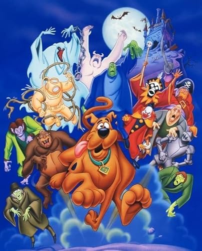 PARTYLANDIA, Scooby Doo Kuchendekoration aus Esspapier, essbar, glutenfrei von PARTYLANDIA