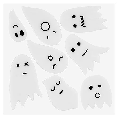 1 x 8 Stück Gel-Sticker mit Relieffolie Set enthält verschiedene sehr originelle Geister-Motive, Halloween-Aufkleber, ideal für Wasserflaschen-Dekoration, Tagebuch etc 1 x 8 Stück Gel-Sticker mit Relieffolie Set enthält verschiedene sehr originelle Geister-Motive, Halloween-Aufkleber, ideal für Wasserflaschen-Dekoration, Tagebuch etc von PARTYLOSOPHY