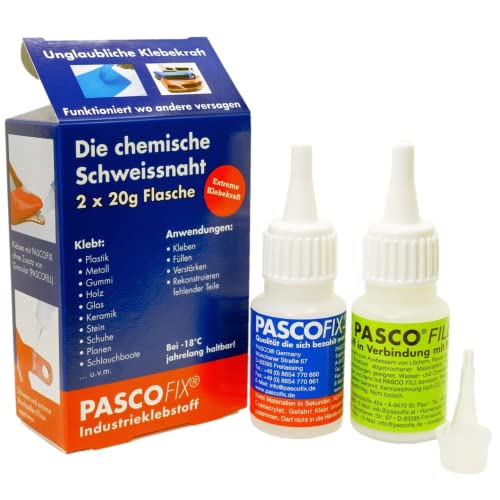 PASCOFIX chemische Schweißnaht Alleskleber extra starker Kleber Schweissnaht Kleber Sekundenkleber extra stark Industriekleber 2K Kleber Kunststoffkleber wasserfest chemische Schweissnaht PASCOFIX chemische Schweißnaht Alleskleber extra starker Kleber Schweissnaht Kleber Sekundenkleber extra stark Industriekleber 2K Kleber Kunststoffkleber wasserfest chemische Schweissnaht von PASCOFIX