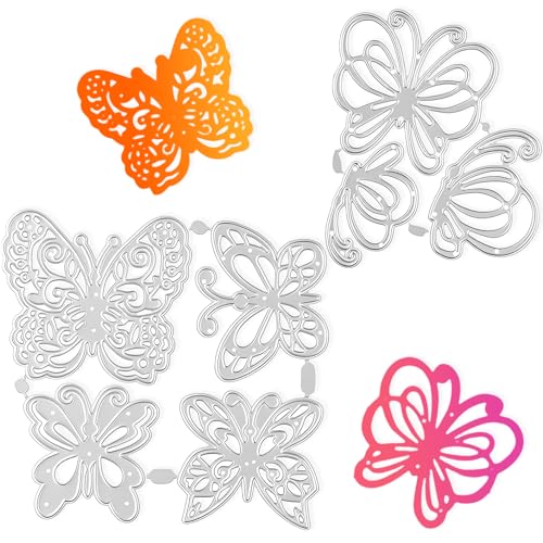 PASDUCHAS 7 Stück Schmetterling-Stanzformen für Kartenherstellung, DIY Troqueles de Metal para Manualidades von PASDUCHAS
