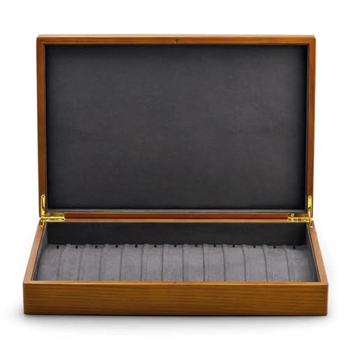 Schmuckaufbewahrung Schmuckschatulle Für Halskette, Anhänger, Ring, Aufbewahrungsständer, Schmuckaufbewahrung, Massivholz-Schmuck, Multifunktionale Aufbewahrung Jewelry Box Parfum Organizer(Type-G) von PASPRT
