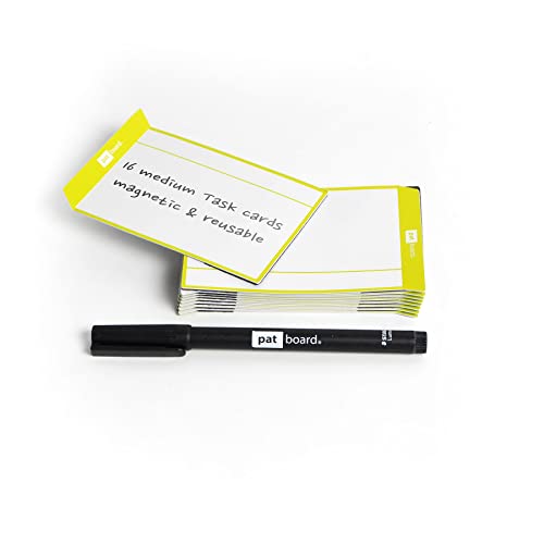 PATboard Scrum Board und Kanban Tafel Task Cards - 16 Magnetische Haftnotizen - M (mittel) - Lime PATboard Scrum Board und Kanban Tafel Task Cards - 16 Magnetische Haftnotizen - M (mittel) - Lime von PATBOARD