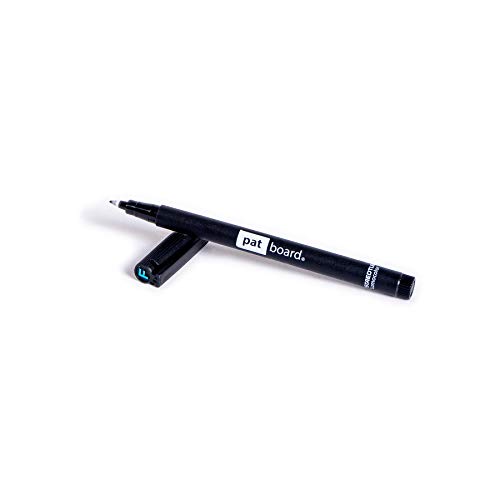 PATBOARD - modubooq - Non-permanent Marker Schwarz 1x (0.6mm) - Wet Erase Pen - F von PATBOARD