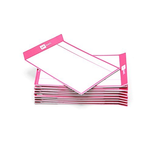 PATboard Scrum Board und Kanban Tafel TASKcards - 16 Magnetische Haftnotizen - Magenta von PATBOARD