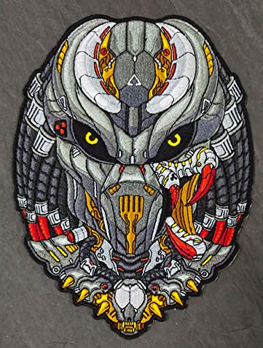 Cyberpunk #5 Alien Predator Hunter Stickerei Patch von Patchlab