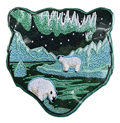 Wildlife Series Eisbär Stickerei Morale Patch von Patchlab