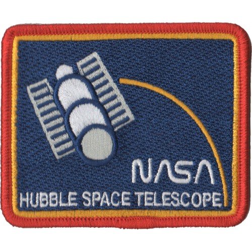 Applikation Aufbügler Patches Stick Emblem Aufnäher Abzeichen "HUBBLE SPACE TELESCOPE PATCH 10cm,,nasa von PATCHMANIA