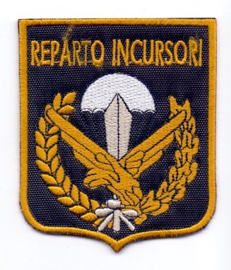 Applikation Aufbügler Patches Stick Emblem Aufnäher Abzeichen " REPARTO INCURSORI" Militär Military Armee Army von PATCHMANIA