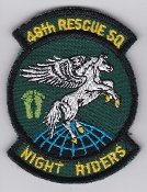 Applikation Aufbügler Patches Stick Emblem Aufnäher Abzeichen "USAF Patch Rescue 48 RQS Squadron Pararescue PJ 88 x 76 mm,, von PATCHMANIA