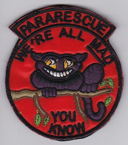 Applikation Aufbügler Patches Stick Emblem Aufnäher Abzeichen "USAF Patch Rescue RQS Squadron Special Tactics Pararescue PJ 91 x 79 mm,, von PATCHMANIA