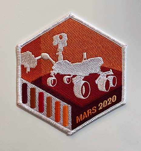 Aufnäher zum Aufbügeln, bestickt, NASA JPL – MARS 2020 Perseverance Rover Mission Patch 10 cm von PATCHMANIA