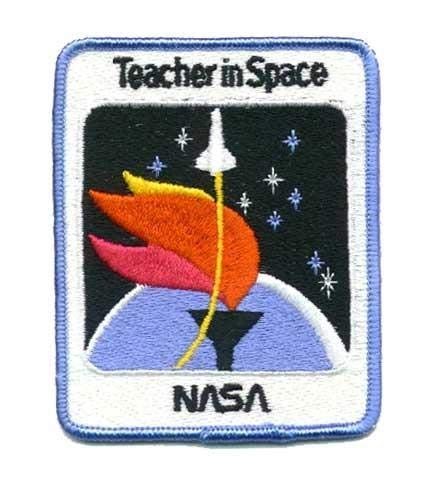 Aufnäher zum Aufbügeln, bestickt, Teacher in Space NASA von PATCHMANIA