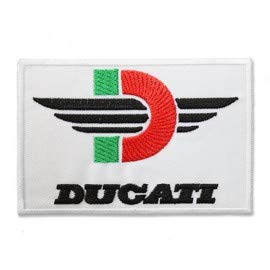 PATCHMANIA Ducati Corse Logo 8,0 cm Aufnäher Bügelbild, Patch Embroidered Patches Iron on von PATCHMANIA