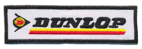 PATCHMANIA Dunlop Logo 10,8 cm Aufnäher Bügelbild, Patch Embroidered Patches Iron on PATCHMANIA Dunlop Logo 10,8 cm Aufnäher Bügelbild, Patch Embroidered Patches Iron on von PATCHMANIA