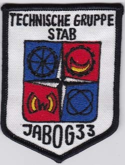 PATCHMANIA German Air Force Patch 33 Jabog F 104 Starfighter 5 Tech Group b 91mm 68mm THERMOADHESIVE gestickte Patches Patch von PATCHMANIA