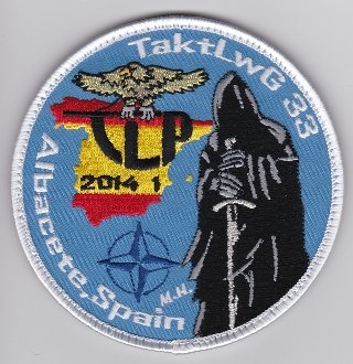 PATCHMANIA German Air Force Patch 33 TaKtLwG Tornado 5 Tech Group TLP 2014 101mm THERMOADHESIVE gestickte Patches Patch von PATCHMANIA