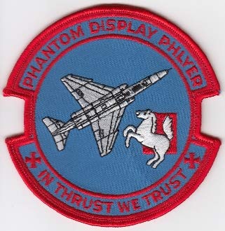 PATCHMANIA German Air Force Patch 36 Jabog F 4F Phantom 2 Solo Display Team 105mm THERMOADHESIVE gestickte Patches Patch von PATCHMANIA