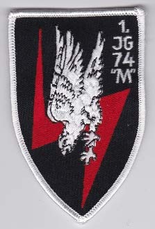 PATCHMANIA German Air Force Patch 74 JG F 4F Phantom 2 Molders 741 Stff d 103mm 65mm THERMOADHESIVE gestickte Patches Patch von PATCHMANIA
