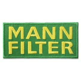 PATCHMANIA Mann Filter Logo 8,5 cm Aufnäher Bügelbild, Patch Embroidered Patches Iron on von PATCHMANIA