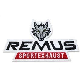 PATCHMANIA Remus Sport Exhaust Logo 10,5 cm Aufnäher Bügelbild, Patch Embroidered Patches Iron on PATCHMANIA Remus Sport Exhaust Logo 10,5 cm Aufnäher Bügelbild, Patch Embroidered Patches Iron on von PATCHMANIA