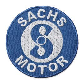 PATCHMANIA Sachs Motor Logo 8,0 cm Aufnäher Bügelbild, Patch Embroidered Patches Iron on von PATCHMANIA