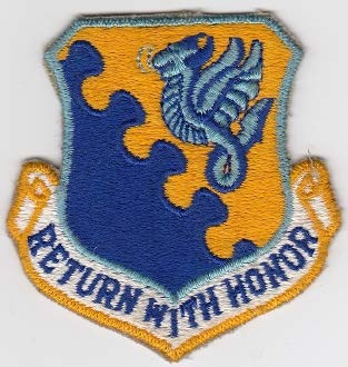 PATCHMANIA USAF Patch Fighter b 31 TFW Tactical FTR Wing F 4 Phantom II a 78mm 76mm THERMOADHESIVE gestickte Patches Patch von PATCHMANIA