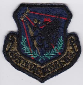 PATCHMANIA USAF Patch GLCM USAFE 485 TMW Tactical Missile Wing Cruise 74mm THERMOADHESIVE gestickte Patches Patch von PATCHMANIA
