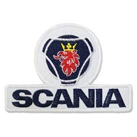 Saab Scania Logo 10,5 cm Aufnäher zum Aufbügeln von PATCHMANIA