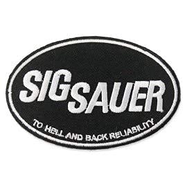 Sig Sauer Logo 10,5 cm Aufnäher zum Aufbügeln von PATCHMANIA