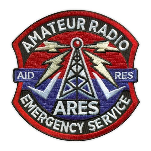 ARES Amateurfunk-Notfalldienst – zum Aufnähen / Aufnähen – besticktes Abzeichen/Patch ARES Amateurfunk-Notfalldienst – zum Aufnähen / Aufnähen – besticktes Abzeichen/Patch von PATCHSIG