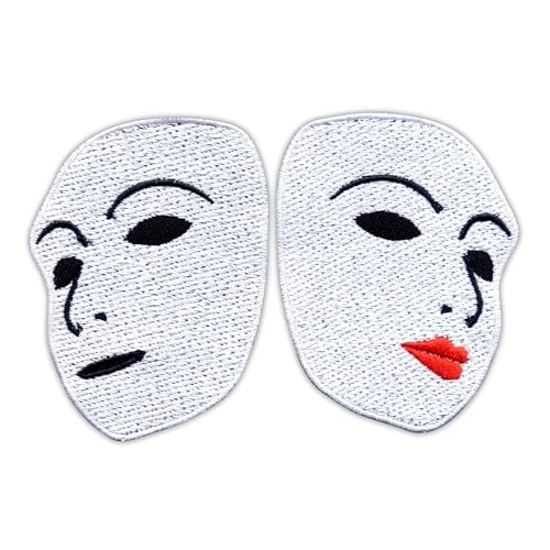 Aufnäher, Motiv: Feminine und Männer, Theater-Aufnäher, wärmeaktivierter Klebstoff/Bügelrückseite, besticktes Abzeichen/Patch von PATCHSIG