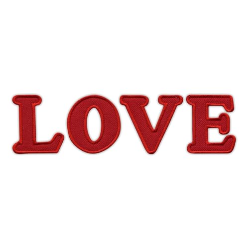Aufnäher/Aufnäher mit Aufschrift "Love", bestickt Aufnäher/Aufnäher mit Aufschrift "Love", bestickt von PATCHSIG