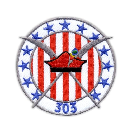 Aufnäher Nr. 303 Polish Fighter Squadron Kosciuszko – zum Aufnähen – besticktes Abzeichen/Patch von PATCHSIG