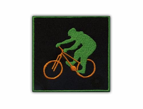 BMX Freestyler – Wärmeaktivierter Klebstoff/Bügelrückseite – besticktes Abzeichen/Patch von PATCHSIG