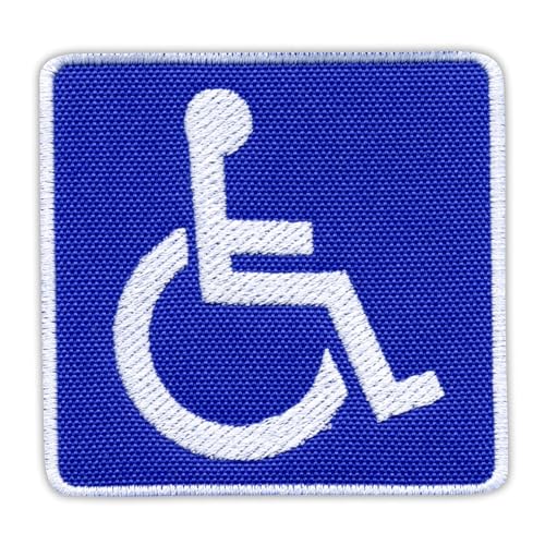 Behindertenschild – zum Aufnähen / Aufnähen – besticktes Abzeichen/Patch von PATCHSIG