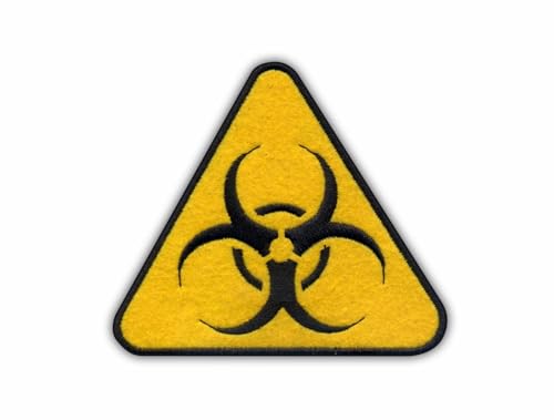 Biohazard – Biological Threat – Aufnäher zum Aufnähen / Aufnähen – bestickter Abzeichen/Aufnäher Biohazard – Biological Threat – Aufnäher zum Aufnähen / Aufnähen – bestickter Abzeichen/Aufnäher von PATCHSIG