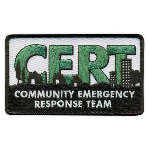CERT - Community Emergency Response Team - Sewable/Sew-on - Embroidered Badge/Patch von PATCHSIG