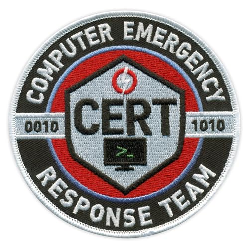 CERT - Computer Emergency Response Team - Sewable/Sew-on - Embroidered Badge / Patch CERT - Computer Emergency Response Team - Sewable/Sew-on - Embroidered Badge / Patch von PATCHSIG