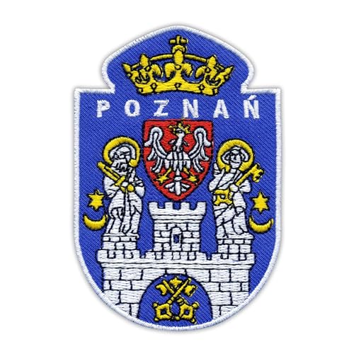 Emblem der Stadt Posen – zum Aufnähen/Aufnähen – besticktes Abzeichen/Patch von PATCHSIG