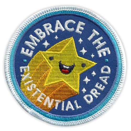 Embrace The Existential Dread – aufnähbar/aufnähen – bestickter Abzeichen/Patch Embrace The Existential Dread – aufnähbar/aufnähen – bestickter Abzeichen/Patch von PATCHSIG