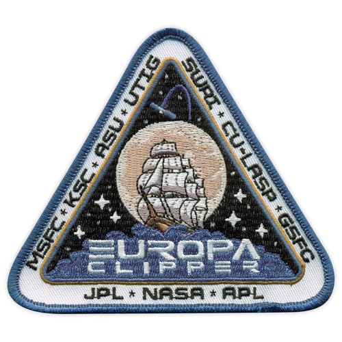 Europa Clipper Segelboot – zum Aufnähen/Aufnähen – besticktes Abzeichen/Patch Europa Clipper Segelboot – zum Aufnähen/Aufnähen – besticktes Abzeichen/Patch von PATCHSIG