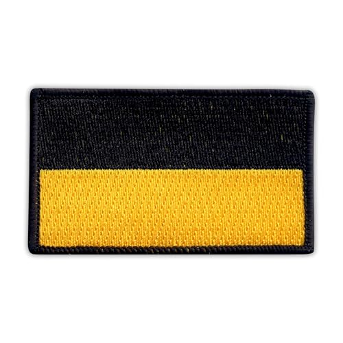 Flagge Baden-Württembergs - Wärmeaktivierter Kleber / Bügelrückseite - Gesticktes Abzeichen / Patch von PATCHSIG