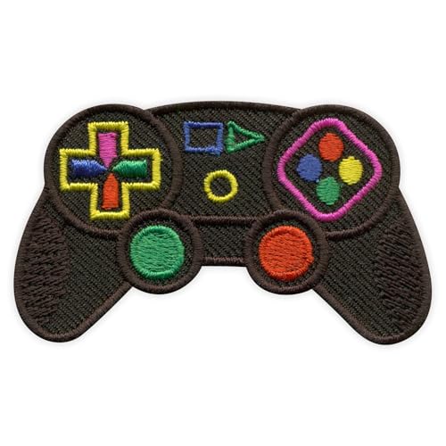 Gamepad – Controller – wärmeaktivierter Klebstoff/Bügelrückseite – besticktes Abzeichen/Patch Gamepad – Controller – wärmeaktivierter Klebstoff/Bügelrückseite – besticktes Abzeichen/Patch von PATCHSIG