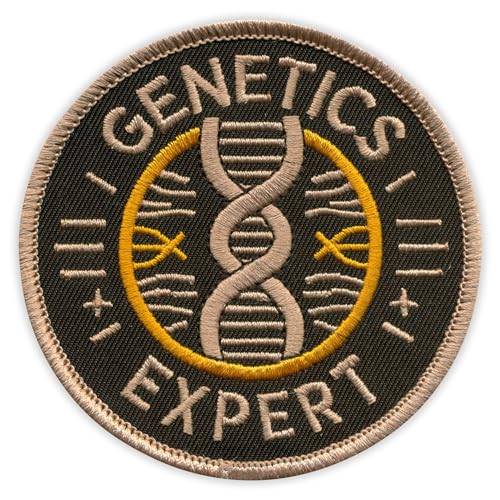 Genetics Expert – Aufnäher zum Aufnähen/Aufnähen – bestickter Abzeichen/Patch Genetics Expert – Aufnäher zum Aufnähen/Aufnähen – bestickter Abzeichen/Patch von PATCHSIG