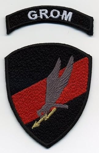 Grom-Set – zum Aufnähen/Aufnähen – besticktes Abzeichen/Patch von PATCHSIG