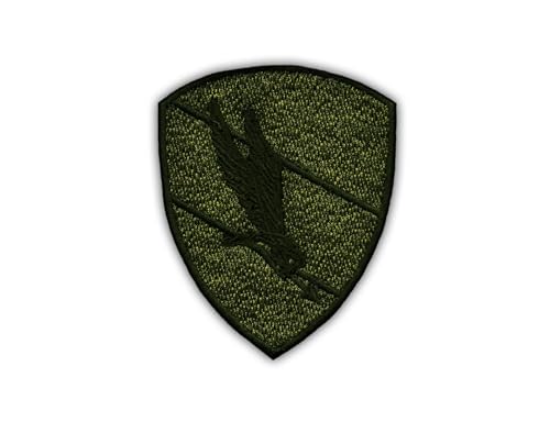 Grom-Shield (dunkelgrün) – zum Aufnähen/Aufnähen – besticktes Abzeichen/Patch von PATCHSIG