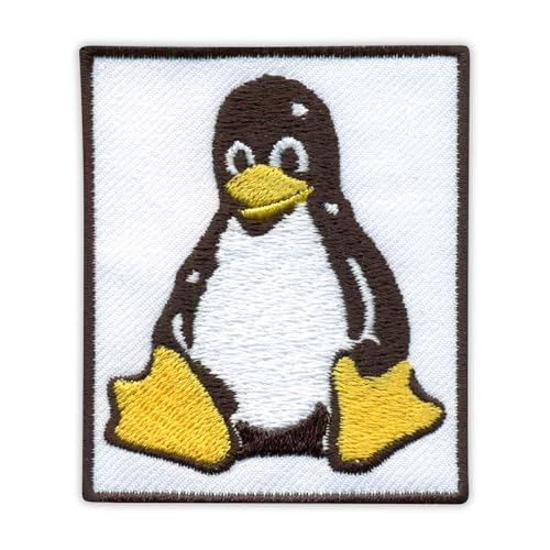 Linux-Betriebssystem – Tux, weißer Hintergrund – wärmeaktivierter Klebstoff/Bügelrückseite – besticktes Abzeichen/Patch Linux-Betriebssystem – Tux, weißer Hintergrund – wärmeaktivierter Klebstoff/Bügelrückseite – besticktes Abzeichen/Patch von PATCHSIG